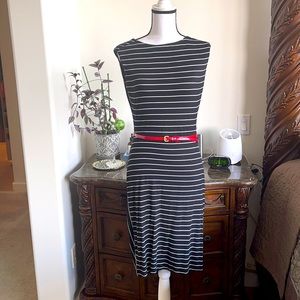 Calvin Klein black and white dress 4